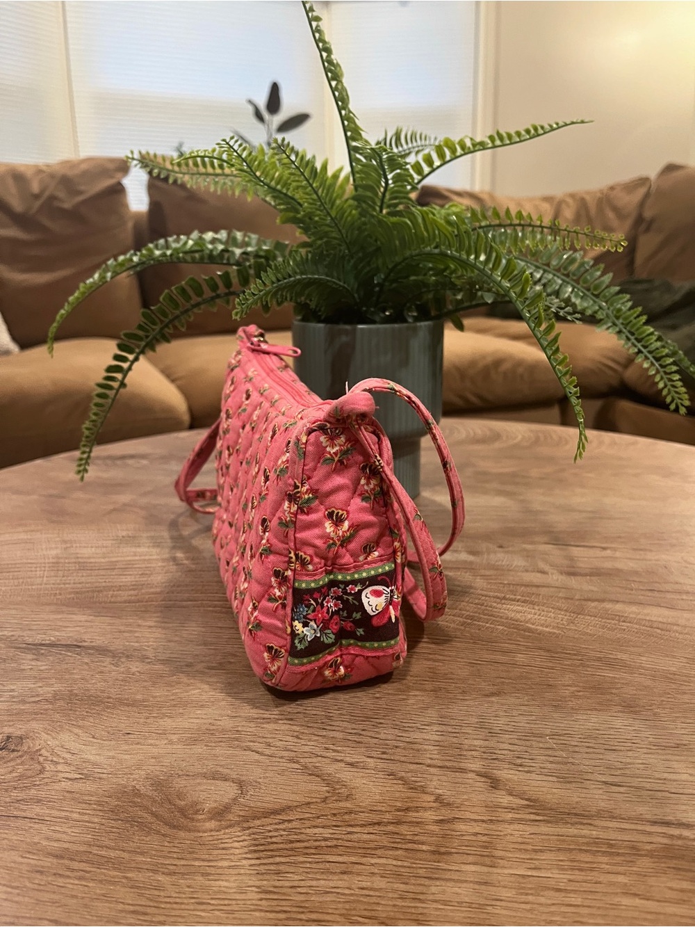 Vera Bradley Pink Pansy Amy bag - Picture 4 of 5